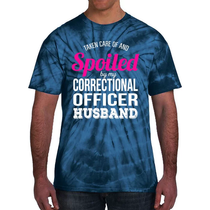 Funny Correctional Officer Wife Anniversary Gift Tie-Dye T-Shirt