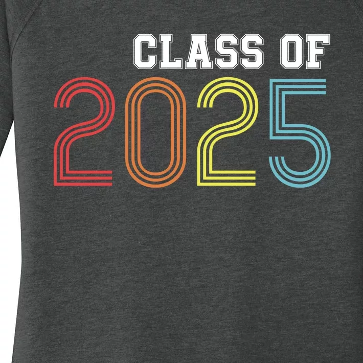 Funny Class Of 2025 Graduation Senior Class 2025 Senior Funny 2025 Graduation Women's Perfect Tri Tunic Long Sleeve Shirt