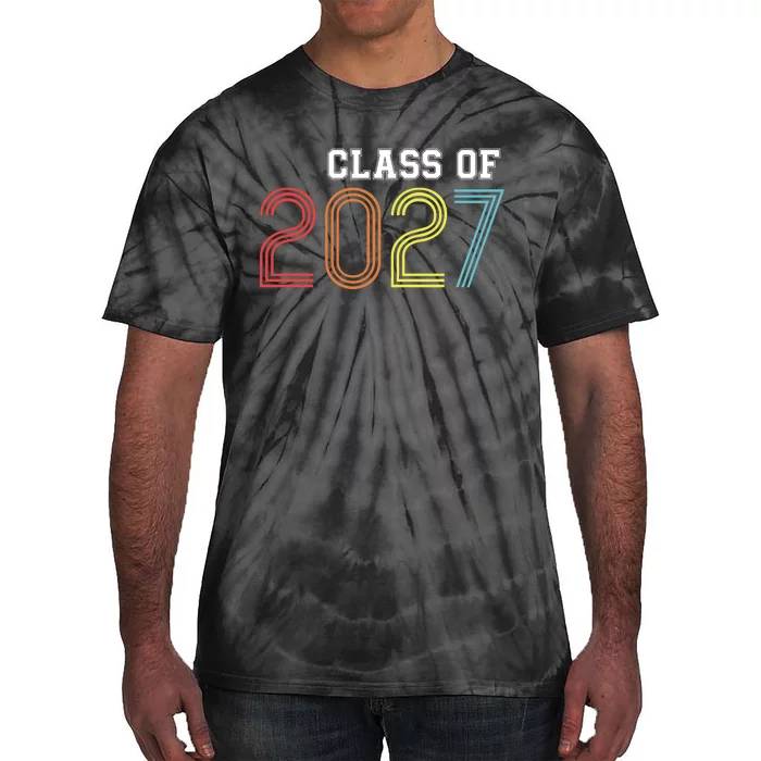 Funny Class Of 2027 Graduation Senior Class 2027 Senior Funny 2027 Graduation Tie-Dye T-Shirt