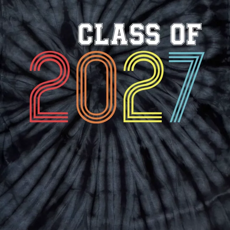 Funny Class Of 2027 Graduation Senior Class 2027 Senior Funny 2027 Graduation Tie-Dye T-Shirt