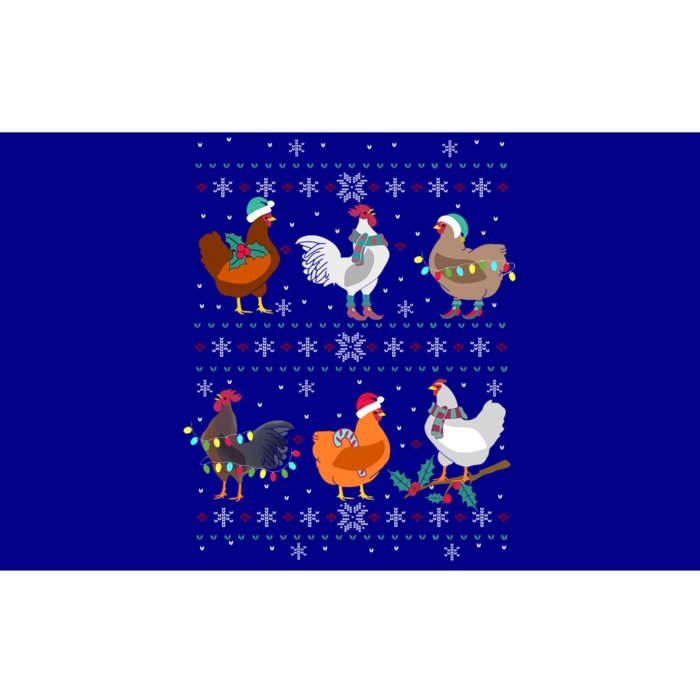 Funny Chicken Owner Birb Memes Farmer Ugly Christmas Chicken Cool Gift Bumper Sticker