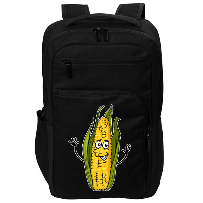 Funny Corn On The Cob Farmers Food Impact Tech Backpack