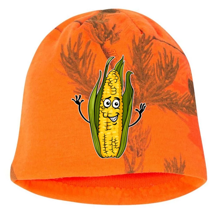 Funny Corn On The Cob Farmers Food Kati - Camo Knit Beanie