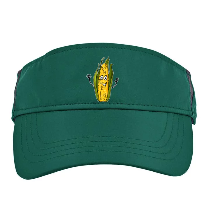 Funny Corn On The Cob Farmers Food Adult Drive Performance Visor