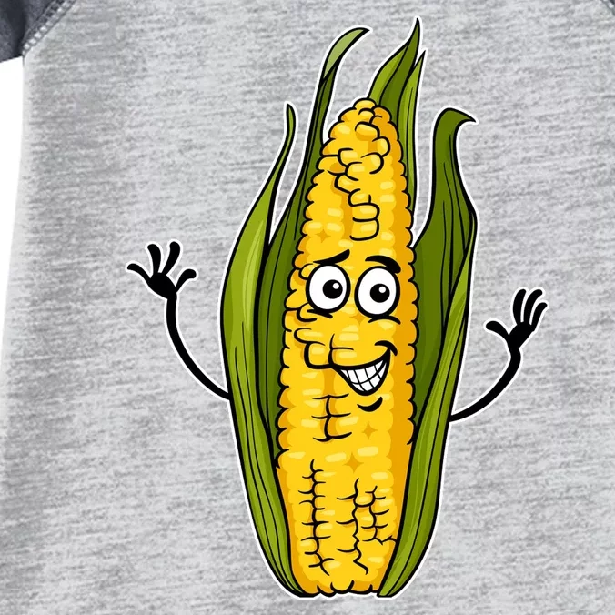 Funny Corn On The Cob Farmers Food Infant Baby Jersey Bodysuit