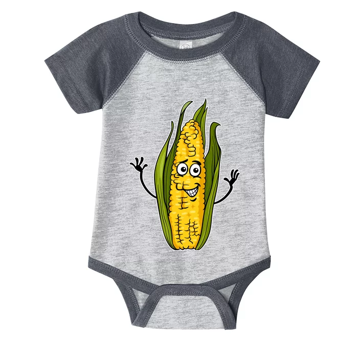 Funny Corn On The Cob Farmers Food Infant Baby Jersey Bodysuit