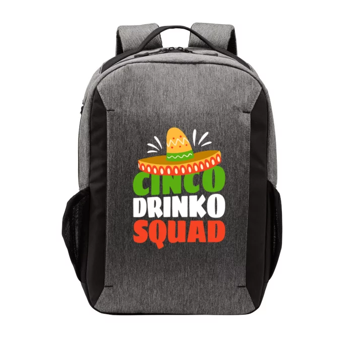 Funny Cinco O Squad Cinco De Mayo Funny Gift Vector Backpack