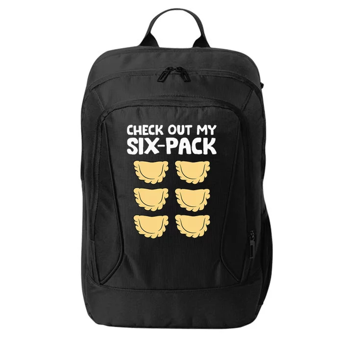 funny Check Out My Six Pack Polish Dumplings City Backpack