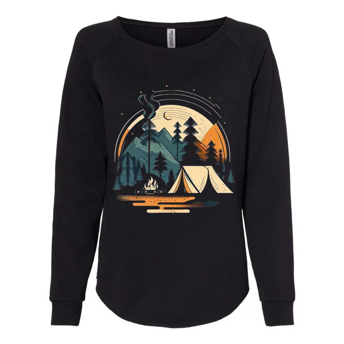 Funny Camping Outdoor Camp Men Women Womens California Wash Sweatshirt