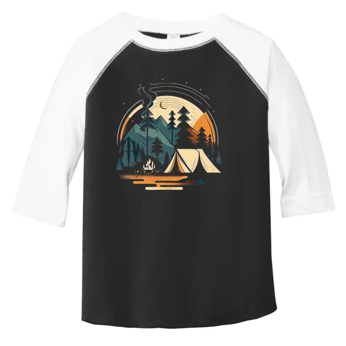 Funny Camping Outdoor Camp Men Women Toddler Fine Jersey T-Shirt