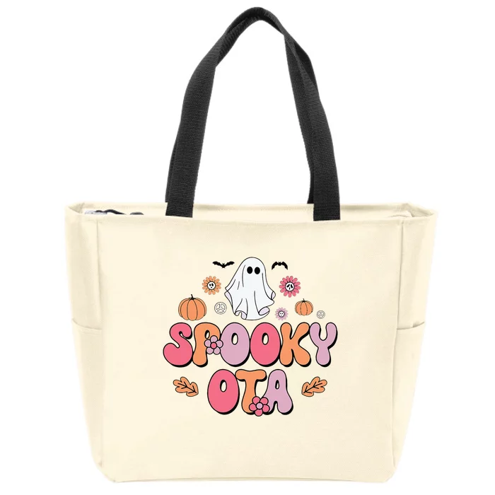 Fall Certified Occupational Therapy Assistant Ota Halloween Zip Tote Bag