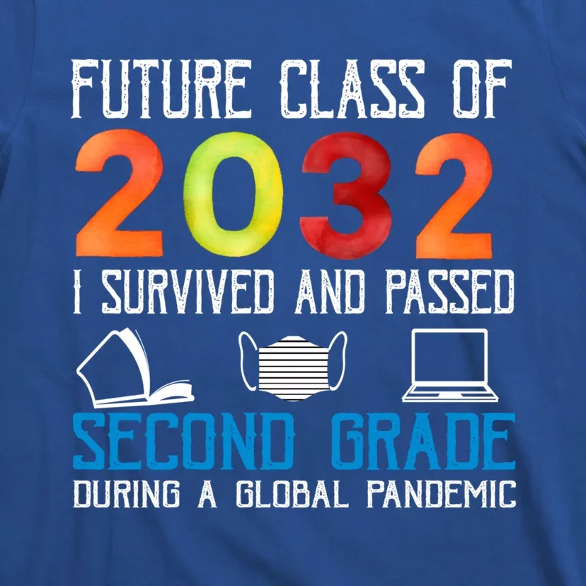 Future Class Of 2032 I Survived And Passed Second Grade Gift T-Shirt