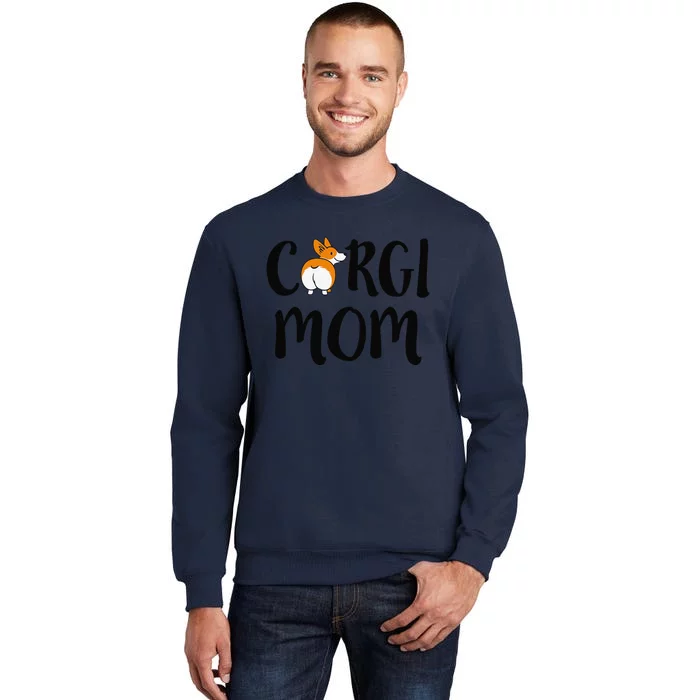 Funny Corgi Pet Owner Outfit Women Corgi Mom Sweatshirt