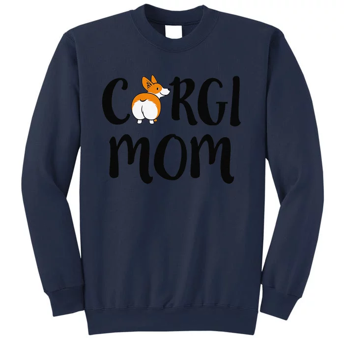 Funny Corgi Pet Owner Outfit Women Corgi Mom Sweatshirt