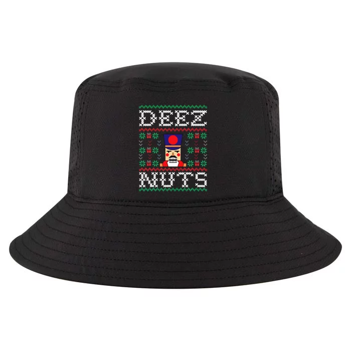 Funny Christmas Pajama Family Xmas Deez Nuts Nutcracker Nut Cool Comfort Performance Bucket Hat