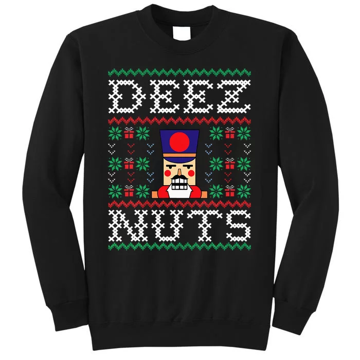 Funny Christmas Pajama Family Xmas Deez Nuts Nutcracker Nut Sweatshirt