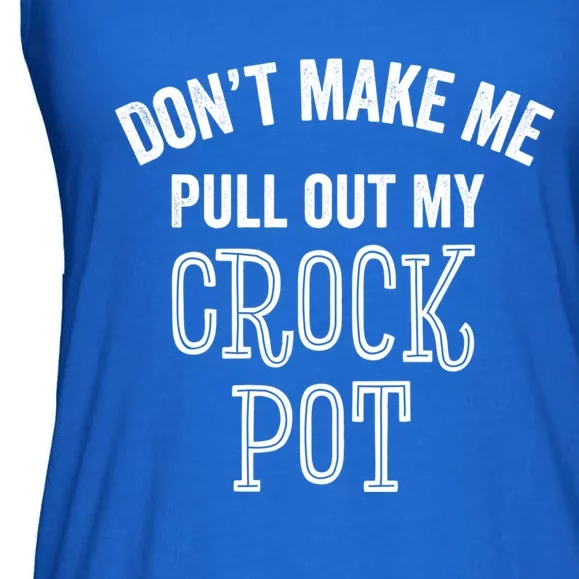 Funny Crock Pot Lover Cooker Home Slow Cooking Mom Dad Gift Meaningful Gift Ladies Essential Flowy Tank