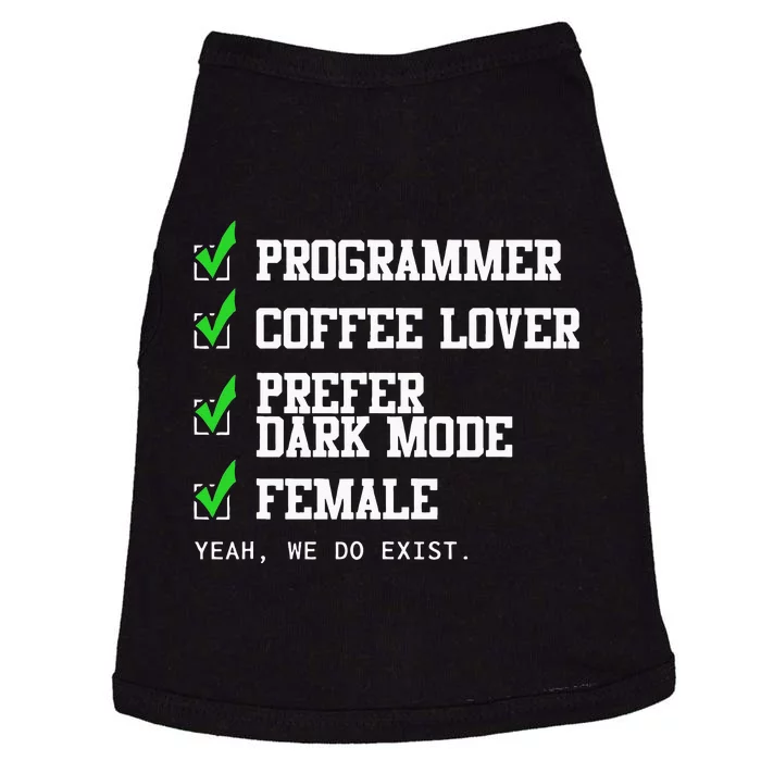 Funny Computer Programmer Software Developer For Women Doggie Tank