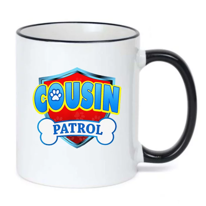 Funny COUSIN Patrol Dog Mom, Dad For Women Cute Black Color Changing Mug