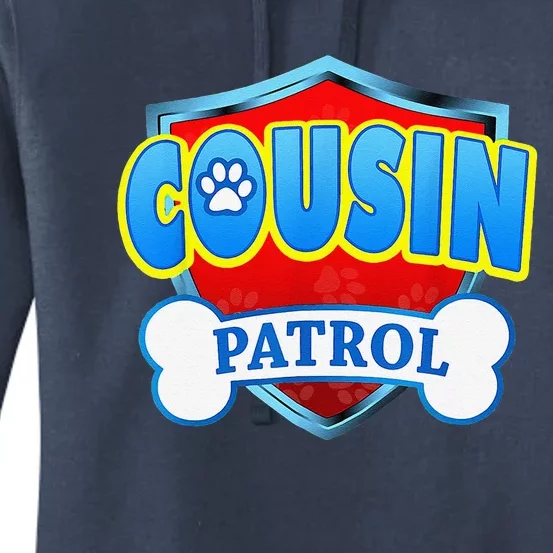 Funny COUSIN Patrol Dog Mom, Dad For Women Cute Women's Pullover Hoodie