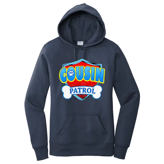 Funny COUSIN Patrol Dog Mom, Dad For Women Cute Women's Pullover Hoodie