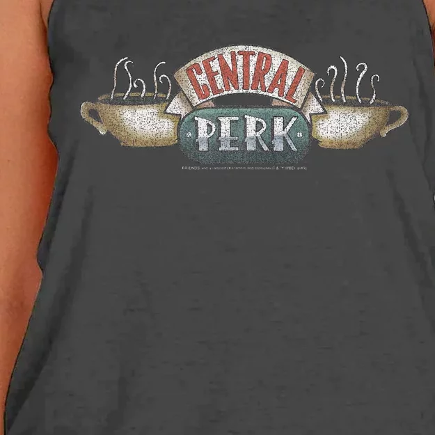 Friends Central Perk Classic Women's Knotted Racerback Tank