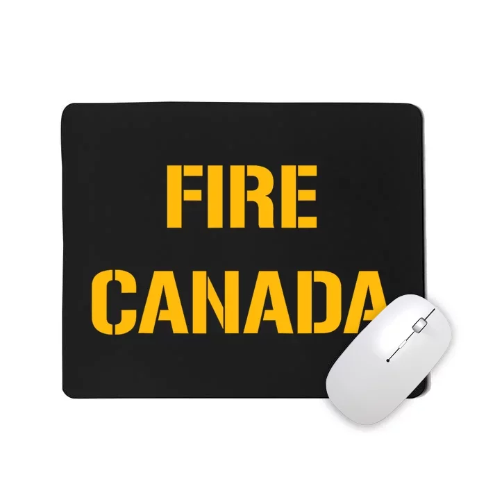 Fire Canada Pittsburgh Football Mousepad