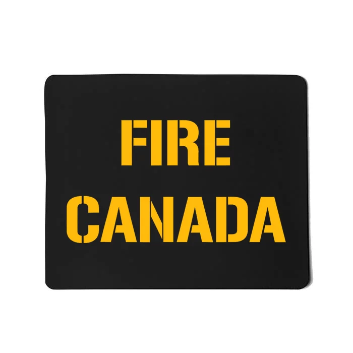 Fire Canada Pittsburgh Football Mousepad