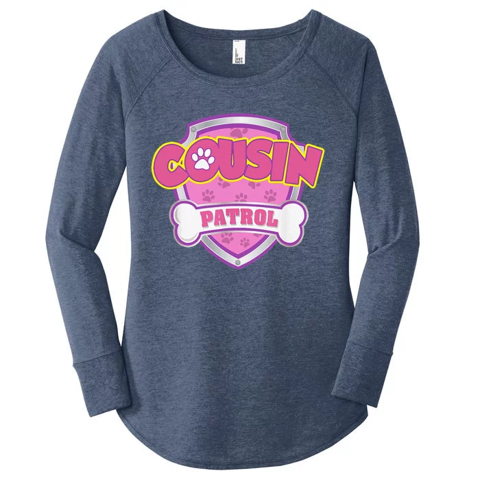 Funny Cousin Patrol Dog Mom, Dad For Women Women's Perfect Tri Tunic Long Sleeve Shirt