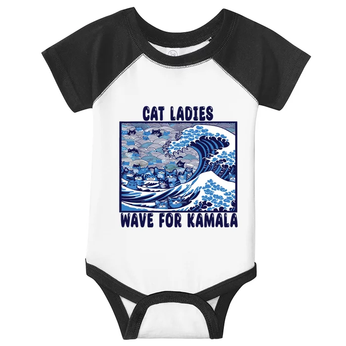 Funny Cat President 2024 Infant Baby Jersey Bodysuit