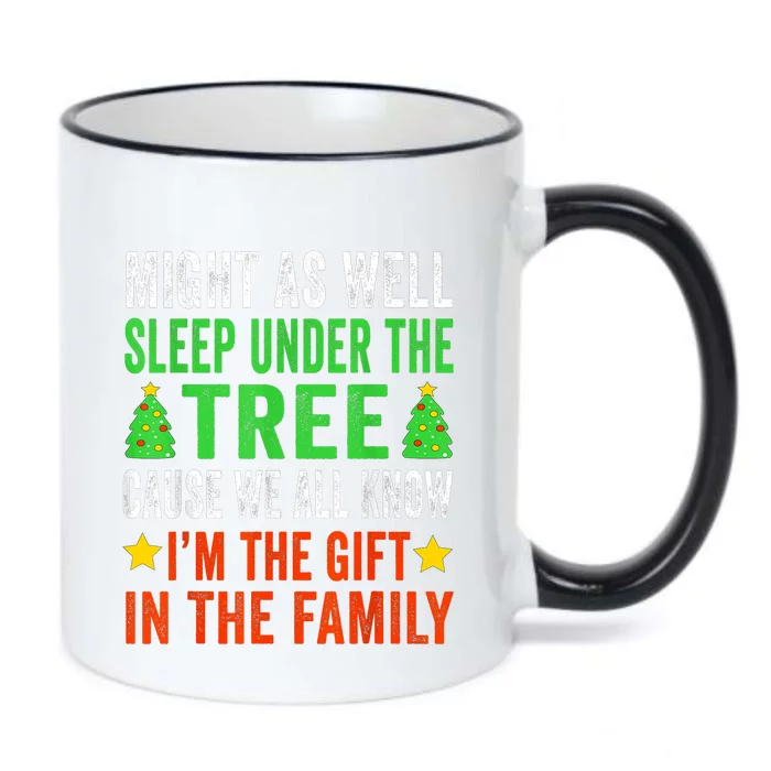 Funny Christmas Pajamas Black Color Changing Mug