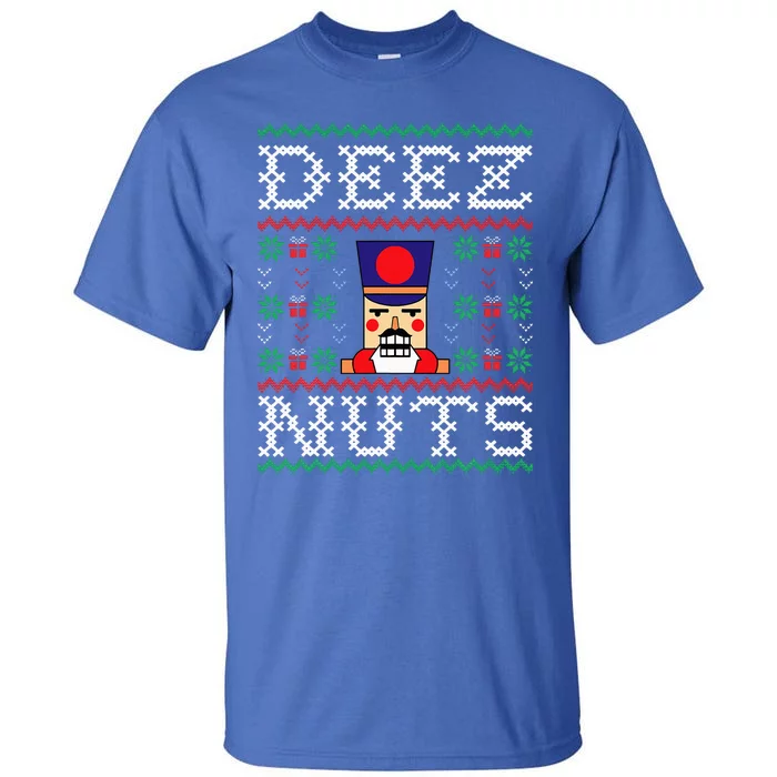 Funny Christmas Pajama Family Xmas Deez Nuts Nutcracker Nut Tall T-Shirt