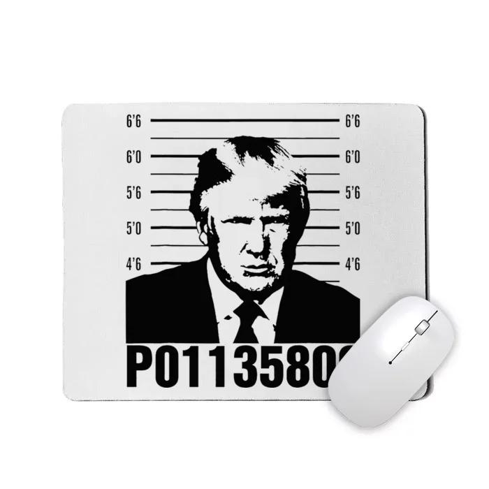 Funny Code P01135809 Trump Mug Shot Mousepad