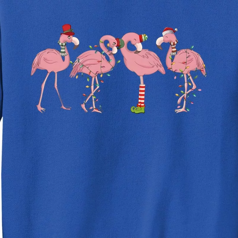 Flamingo Christmas Pink Gift Tall Sweatshirt