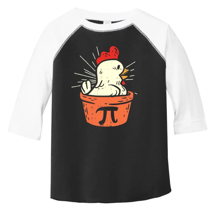 Funny Chicken Pot Pi Day Pie Math Lover Geek 3 14 Toddler Fine Jersey T-Shirt