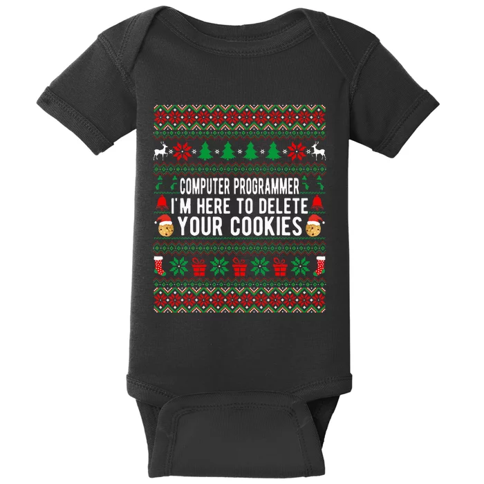 Funny Computer Programmer Christmas Gift Baby Bodysuit