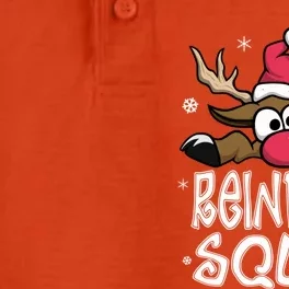 Family Christmas Pajamas Reindeer Squad Matching Christmas Dry Zone Grid Performance Polo