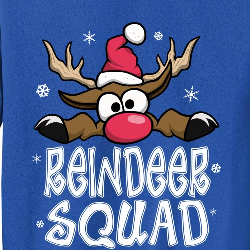 Family Christmas Pajamas Reindeer Squad Matching Christmas Tall Sweatshirt