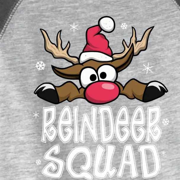 Family Christmas Pajamas Reindeer Squad Matching Christmas Toddler Fine Jersey T-Shirt