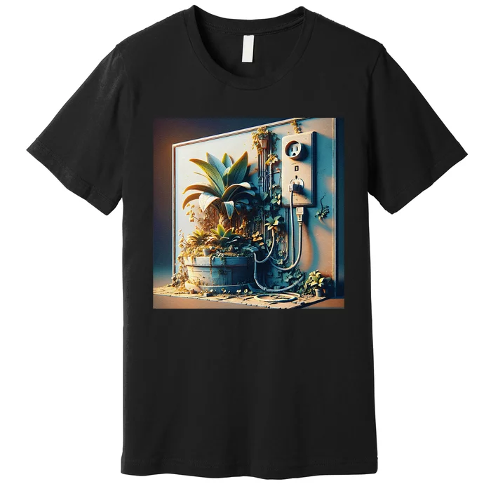 Fantasy Cute Power Plant Pot Premium T-Shirt