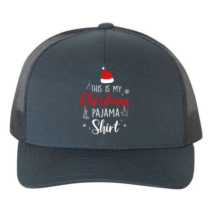 Funny Christmas Pj Pajama Pjs For Family Yupoong Adult 5-Panel Trucker Hat