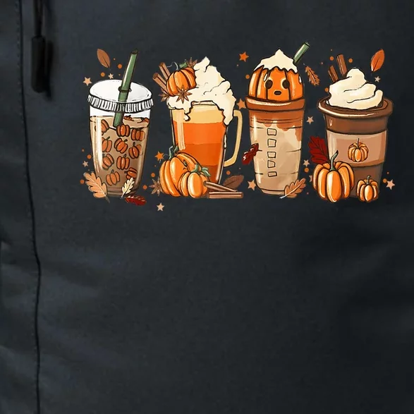 Fall Coffee Pumpkin Spice Halloween Latte Cute Fall Spooky Daily Commute Backpack