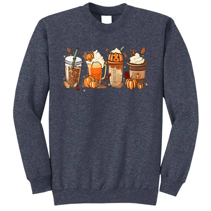 Fall Coffee Pumpkin Spice Halloween Latte Cute Fall Spooky Sweatshirt