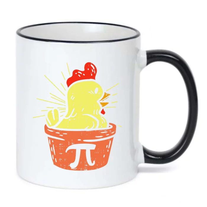 Funny Chicken Pot Pie Math Lover Teacher Gift Black Color Changing Mug