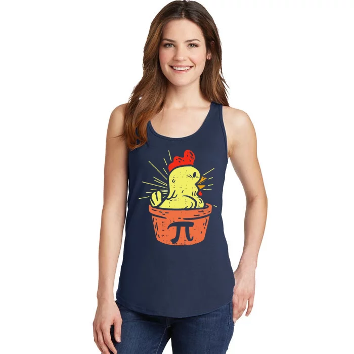 Funny Chicken Pot Pie Math Lover Teacher Gift Ladies Essential Tank