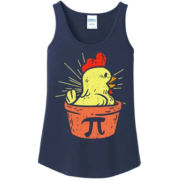 Funny Chicken Pot Pie Math Lover Teacher Gift Ladies Essential Tank