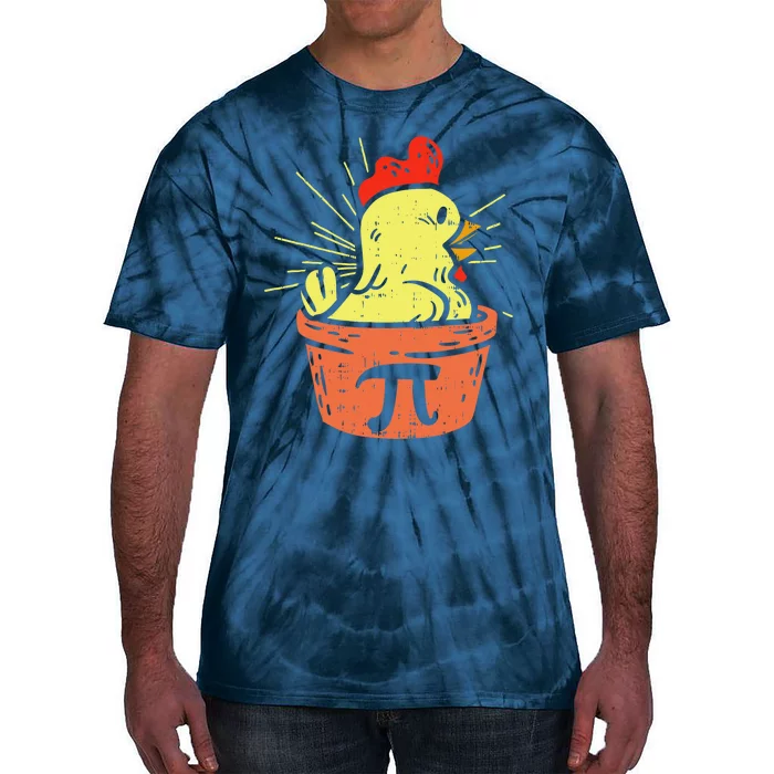 Funny Chicken Pot Pie Math Lover Teacher Gift Tie-Dye T-Shirt