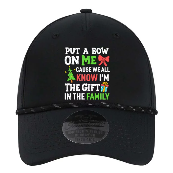 Funny Christmas Put A Bow On Me Christmas Performance The Dyno Cap