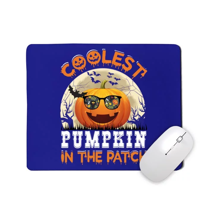 Funny Coolest Pumpkin In The Patch Halloween Graphic Gift Mousepad