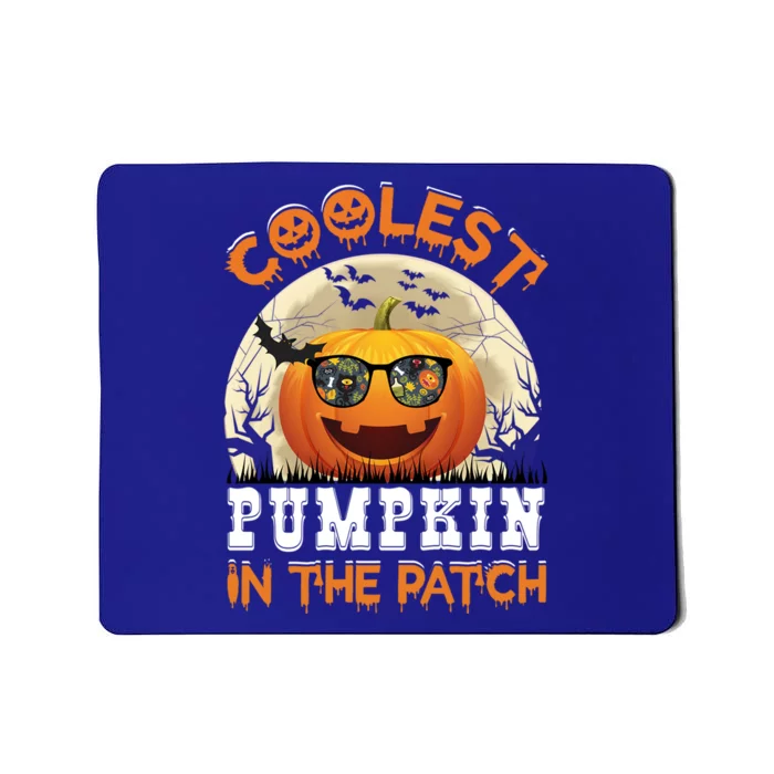 Funny Coolest Pumpkin In The Patch Halloween Graphic Gift Mousepad